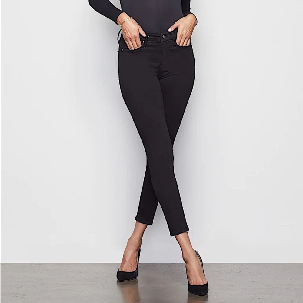 GOOD AMERICAN 'Good Legs' Skinny Jeans in Black SZ 6/28